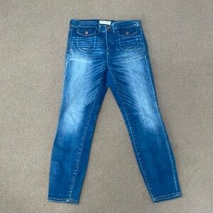 Madewell High Riser crop